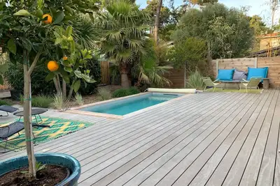 Image de Maison avec piscine plein centre cap ferret