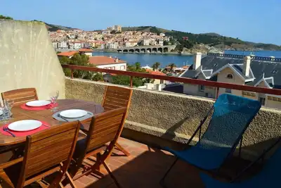 Image de Banyuls : Studio cabine, terrasse, proche plage