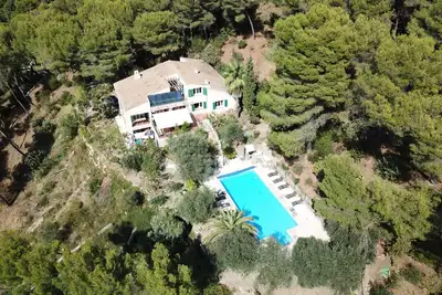 Image de * Villa Lentis Magnifique Villa Classée Vue Mer Grande Piscine Chauffée (Collines de Nice) *