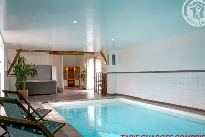 Image de Gîte de charme avec spa, sauna et jardin pour 12 personnes