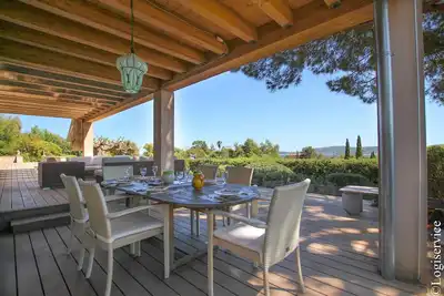 Image de Proche plage, villa 8 personnes avec piscine et chambres climatisées