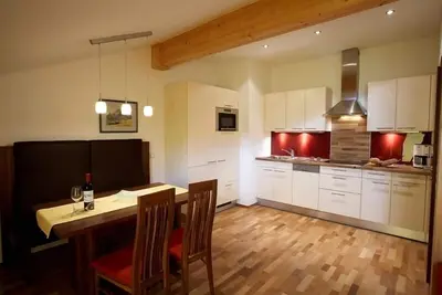 Image de (4) Ferienwohnung Ortler, 56qm, separates Schlafzimmer, 2 Personen, Dachgeschoß