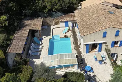 Image de Maison, 6 couchages, piscine privative, vue mer, proche centre-ville
