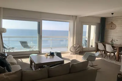 Loue appartement Hardelot face mer 6/7 couchages