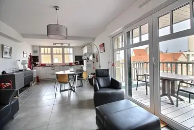 Image de Capewest 2b : Appartement 2 chambres avec terrasse, Ă 50m de la plage, pour 4 personnes
