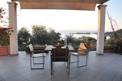 Image de Villa moderne avec vue fantastique