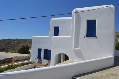 Maison de lit 7 indépendant dans Chorio, île Sikinos, îles Kyclades, Grèce