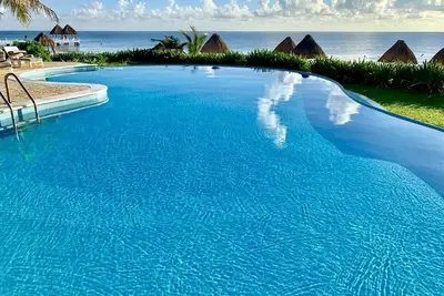 Image de Maison des Caraïbes mexicaines en bord de mer, Riviera Maya.