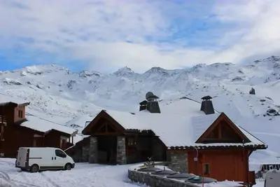 Image de À 100m des pistes de ski, 3ème étage, sauna, hammam, balcon, télévision, 53m², Val Thorens