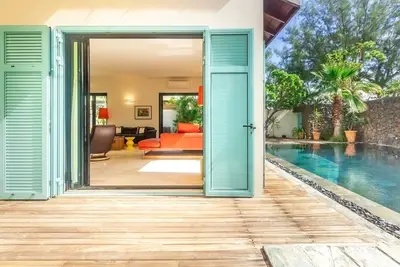 Image de La Musarde, magnifique villa avec piscine à deux pas de la plage de Boucan Canot