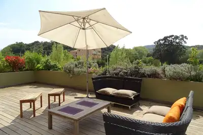 Image de A deux pas de la plage et des commerces, pour 7 personnes, piscine, wifi
