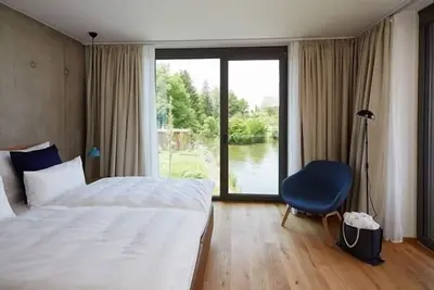Image de Apartment am Ufer, 37qm, 1 Schlafzimmer, 1 Wohn-/Schlafzimmer, Loggia, max. 3 Personen