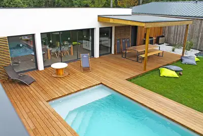Image de Villa Standing Moliets Et Maa Avec Piscine Chauffee