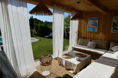 Image de Golfe de Saint-Tropez, Grimaud maison avec piscine, 4 ch climatisées