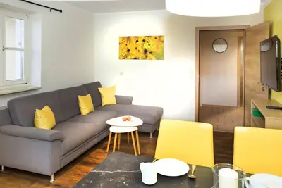 Image de Appartement moderne et de grande qualité équipé sun **** (80 m²) pouvant accueillir jusqu'à 4 personnes avec terrasse - vacances à la ferme