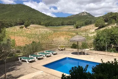 Magnifique et calme finca majorquine dans un cadre incomparable