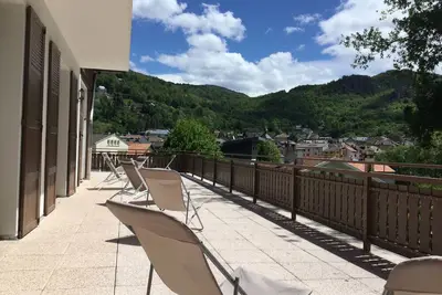 Image de Gite 4**** 300m village terrasse  100 m²sauna parking privée wifi salle sport
