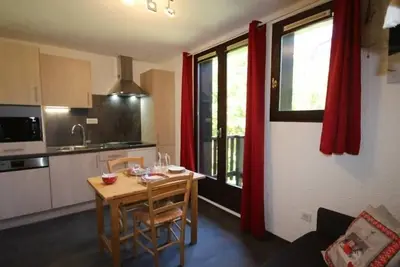 Image de Studio cosy rénové - Coeur des Saisies - Proche pistes - Balcon - Tv - Lave-vaisselle - 2 pers