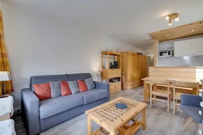 Image de Appart T2 4 pers, ski aux pieds, en plein centre avec Wifi