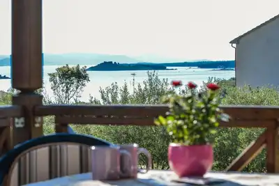 Image de Appartement de deux chambres avec la terrasse et la vue sur le mer Drage, Biograd (A-5904-e)