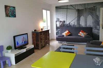 Image de Magnifique Appartement 3 pièces Piscine Garage Wifi 100 m Mer Juan les Pins