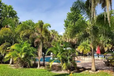 Image de 🐬 Piscine immense bain à remous cool Venez vous rafraîchir cet été 4\/2 salles de bain, clôturé, zone de grill