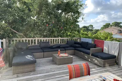 Image de Splendide villa déco, grande terrasse vue mer 14\/16 pers - quinzaine uniquement