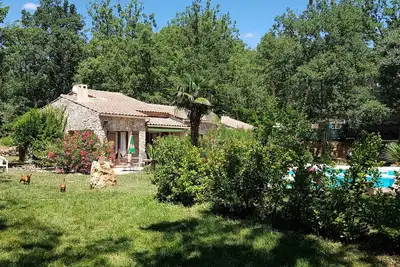 Image de Suite vue vergé avec piscine chauffée