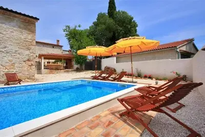 Image de Villa Laura Barban pour 18 personnes avec piscine privée, choix idéal pour les familles