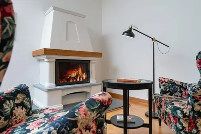 Image de La salle de la cheminée dans le manoir