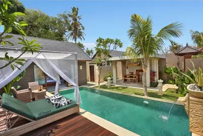 Image de Suite Villa d'une chambre avec piscine privée à seulement 5 minutes en voiture de la plage