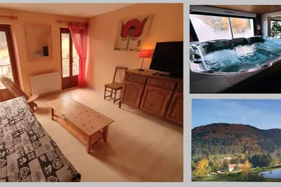 Gîte Céline avec Spa Bain à Remous  Sauna  Pêche