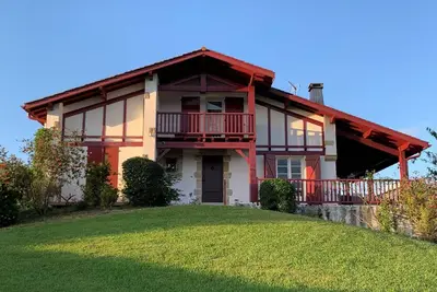 Image de Belle villa basque panoramique, 6 couchages, à 7 km de Cambo et des Thermes