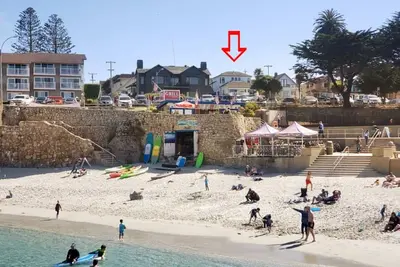 Image de La Maison Blanche - Pacific Grove Beach House - Point d'amoureux au bord de l'océan