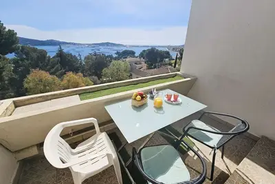 Image de Superbe vue mer, au dernier étage avec ascenseur, résidence avec piscine