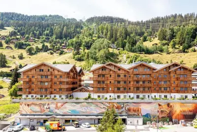 T-Resort La Tzoumaz 2p4 vue vallée by Interhome