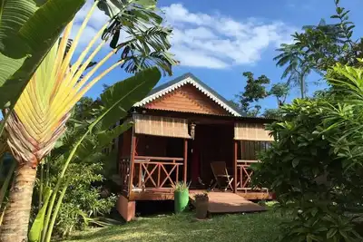 Image de chalet T2 en bois de madagascar climatisé