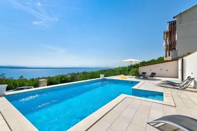 Image de Appartement de vacances Crikvenica pour 2 - 4 personnes avec 1 chambre Ă coucher - Appartement de va