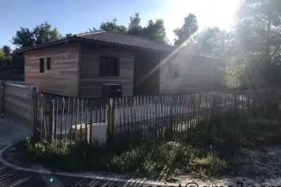 Image de Maison Bois Independante 4ch Piscine & Jaccuzi À Lit Et Mixe Proche Contis OCÉAN