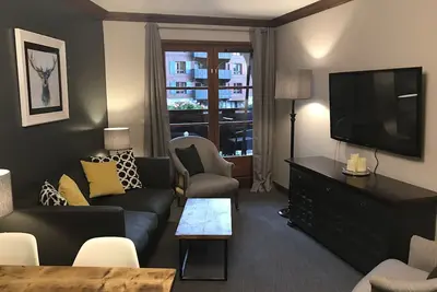Image de Les Arc 1950, skis aux pieds Grand lit moderne et spacieux (4 couchages confortables)