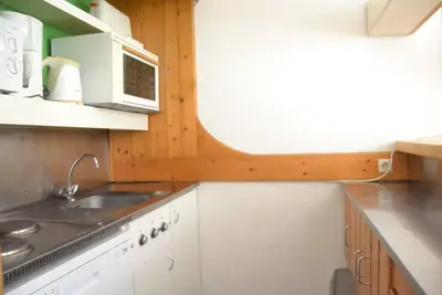 Image de 50m du centre station, 11er étage, vue station, télévision, 29m², Les Arcs