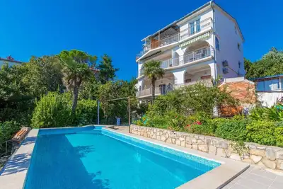 Image de Appartement de vacances Crikvenica pour 2 - 4 personnes avec 1 chambre à coucher - Appartement de va