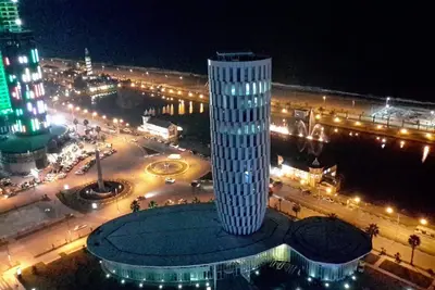 Image de Studio confortable avec vue sur la mer à Batoumi
