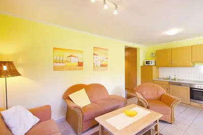 Image de appartement calme et situé au centre avec terrasse pour 4 pers. , incl. Linge de lit.
