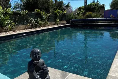 Image de Studio les Iris climatisé, avec piscine, classé meublé de tourisme 2**.