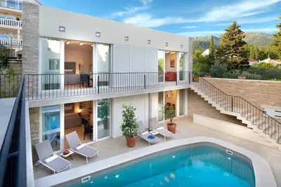 Villa White Palace of Golden Cape with Pool