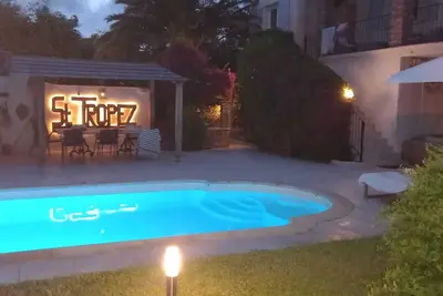 Image de Belle villa avec une intimité totale à 1 min à pied de la plage de la Nartelle