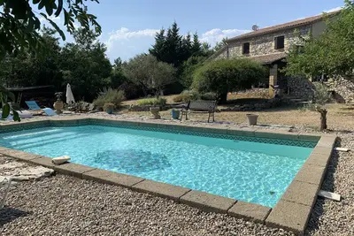 Image de Maison avec piscine les vans