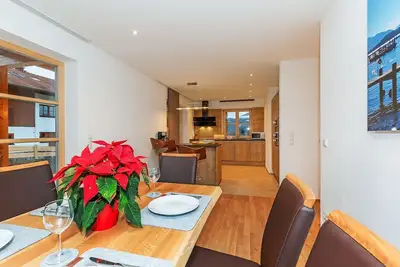 Image de Ferienwohnung Bergwiesn, 131 m², 2-6 Personen, 2 Schlafzimmer, Wohnzimmer, Küche, Bad/Du/Wc, Wlan