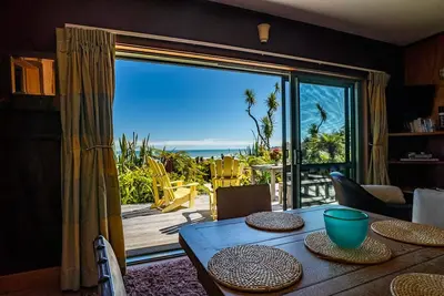 Cottage de deux chambres avec vue sur la mer, Punakaiki